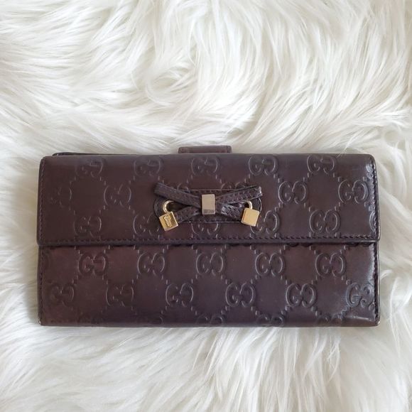 Gucci Handbags - Gucci Long Leather Wallet